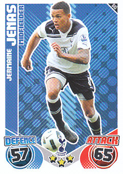 Jermaine Jenas Tottenham Hotspur 2010/11 Topps Match Attax #U45